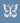 white pvc butterfly wall art on a blue background