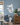 White pvc wall art featuring silhouette of a mermaid in coastal living room setting