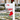 mailbox with decorative pvc bracket in shape of Christmas stocking, hand painted in bright red 