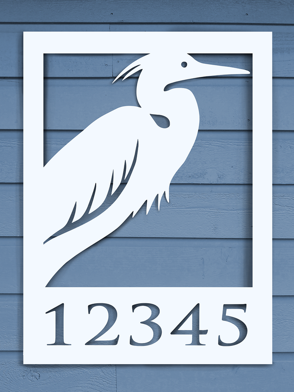 Heron House Plaque-Nature Brackets