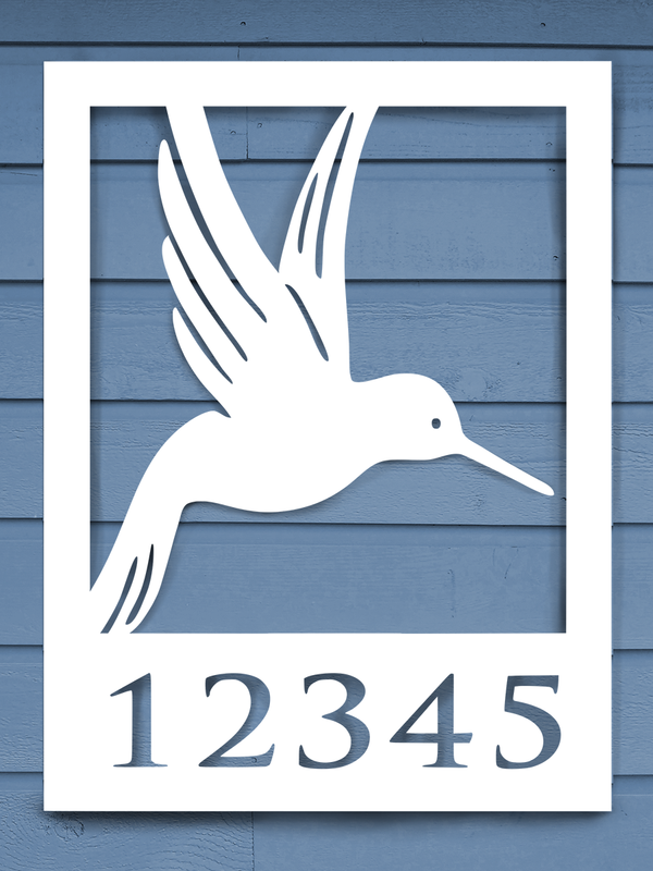 Hummingbird House Plaque-Nature Brackets