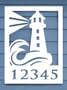 Lighthouse House Plaque