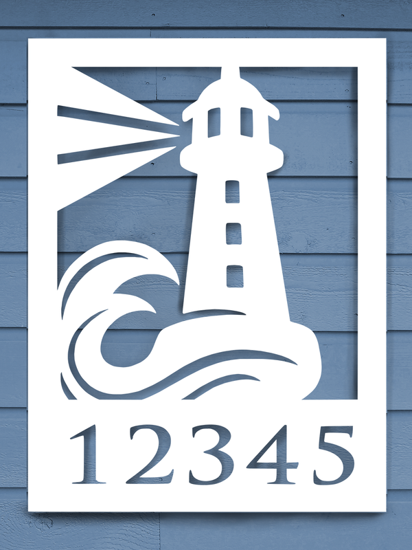 Lighthouse House Plaque-Nature Brackets