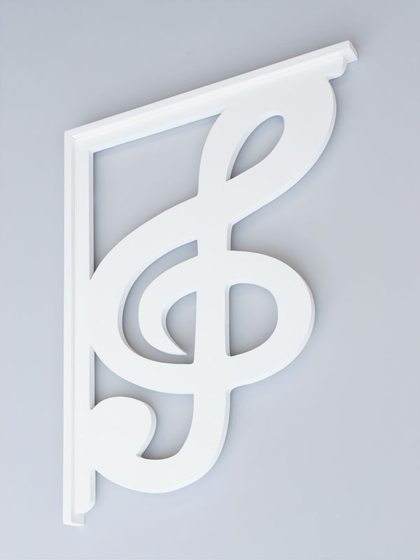 Treble Clef Decorative Bracket-Nature Brackets