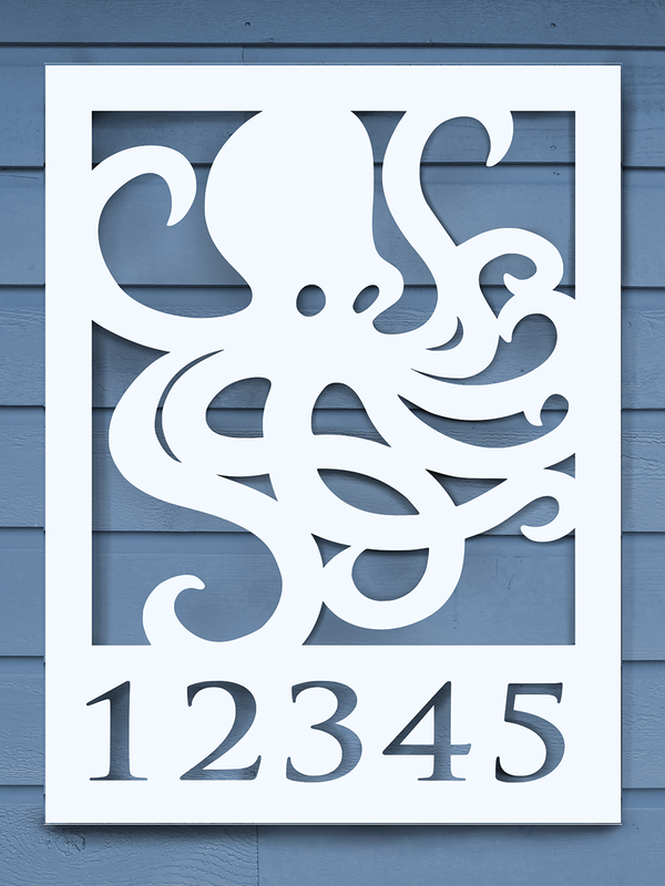 Octopus House Plaque-Nature Brackets