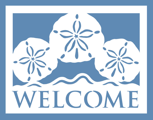 Sand Dollar Welcome House Plaque